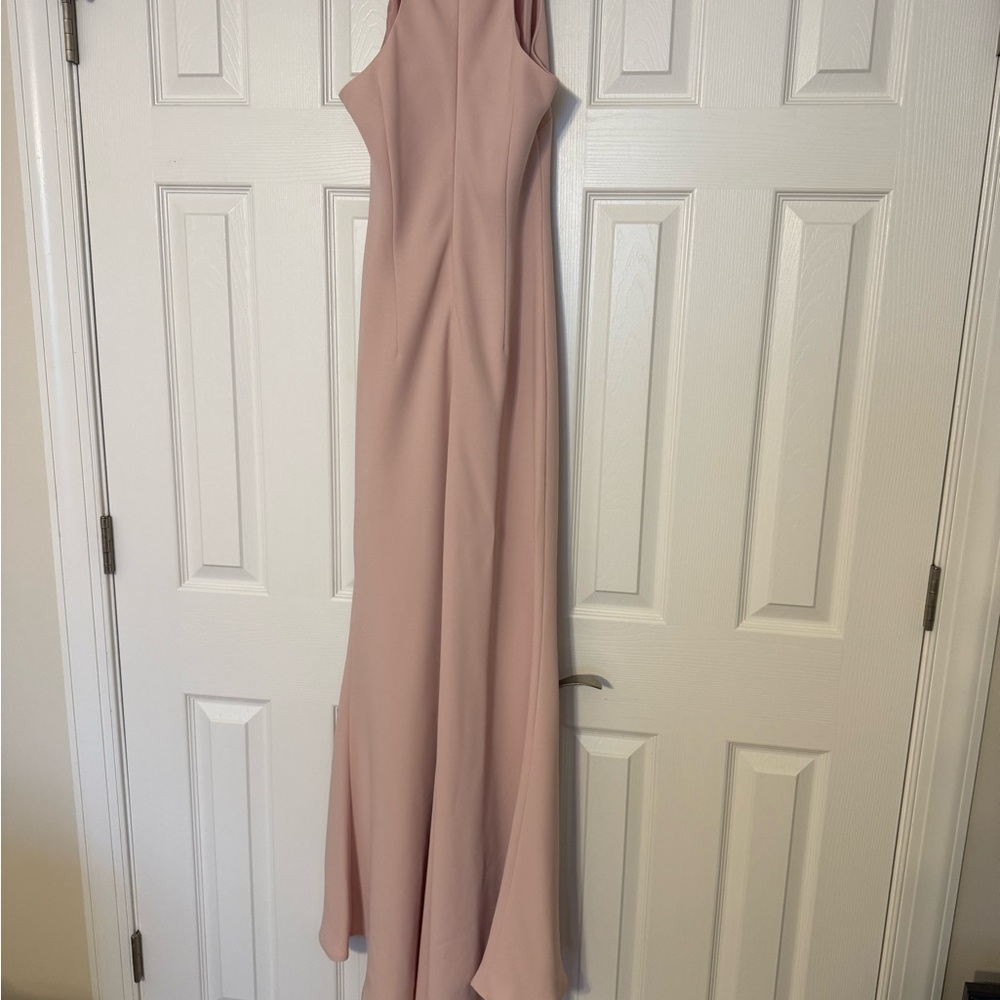 Calvin Klein Blush Pink Sleeveless Maxi Gown - Picture 4 of 5